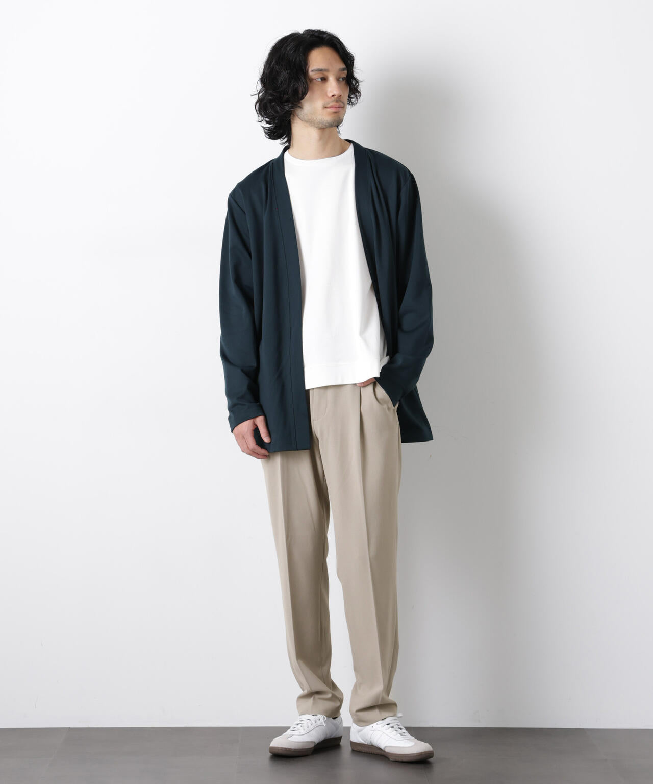 ALWAYS EASY ワンタックスラックス(セットアップ可) 6726127204