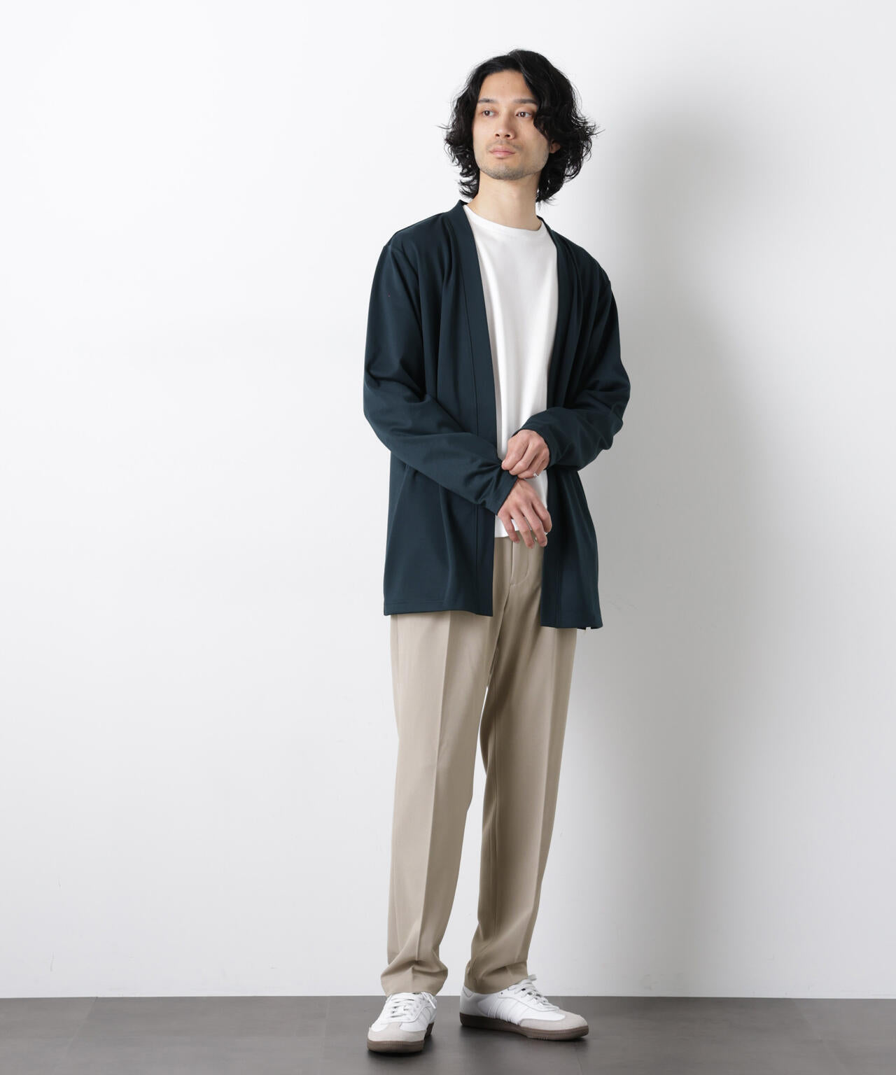 ALWAYS EASY ワンタックスラックス(セットアップ可) 6726127204