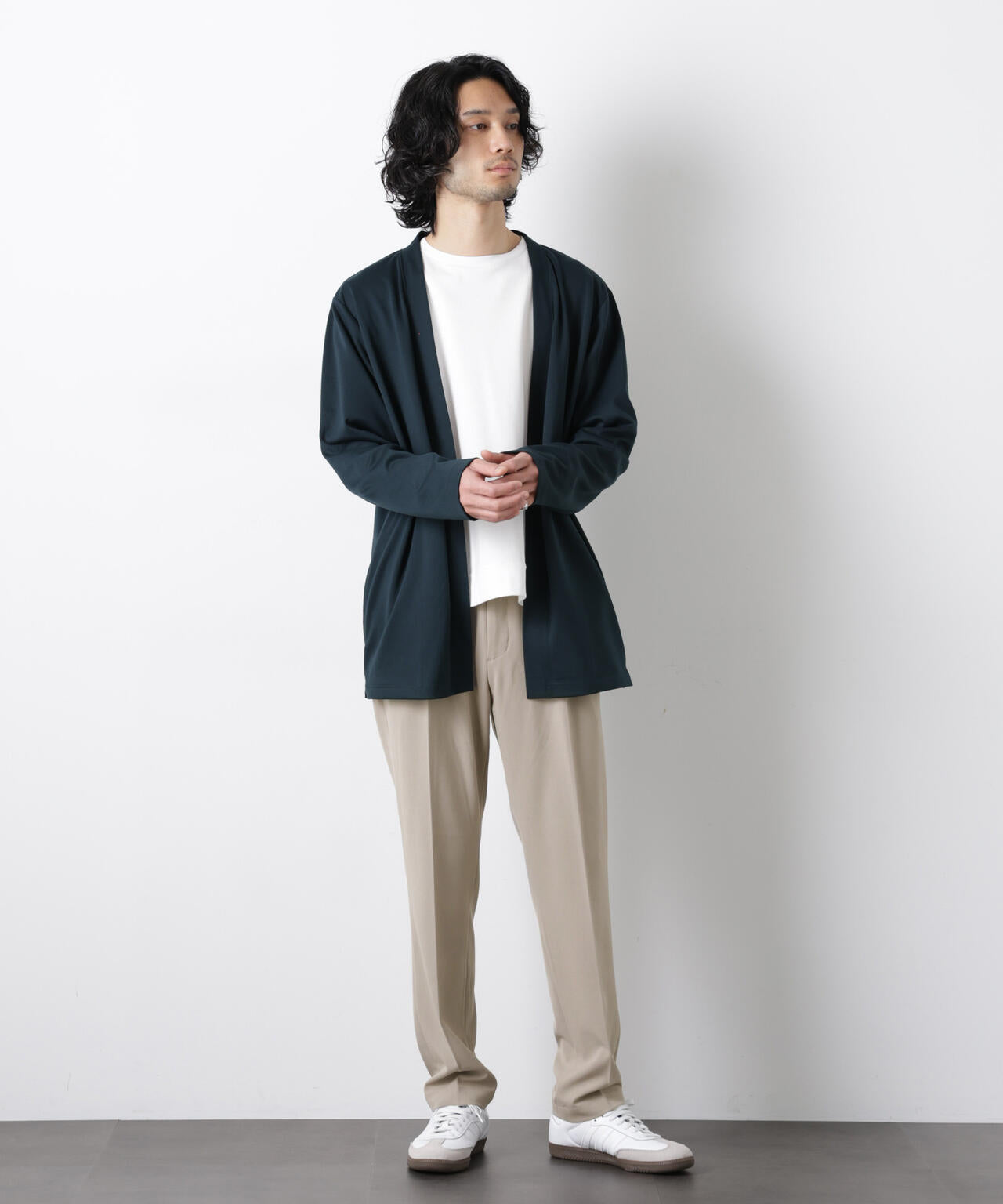 ALWAYS EASY ワンタックスラックス(セットアップ可) 6726127204