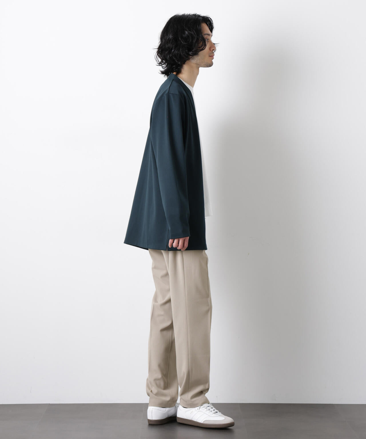 ALWAYS EASY ワンタックスラックス(セットアップ可) 6726127204