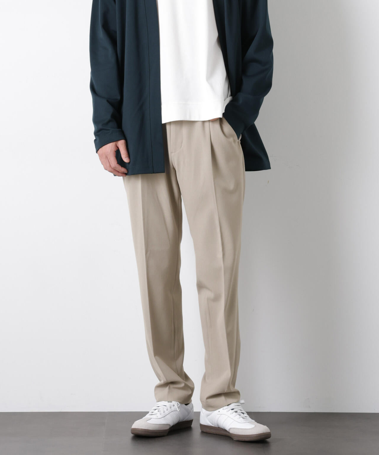 ALWAYS EASY ワンタックスラックス(セットアップ可) 6726127204