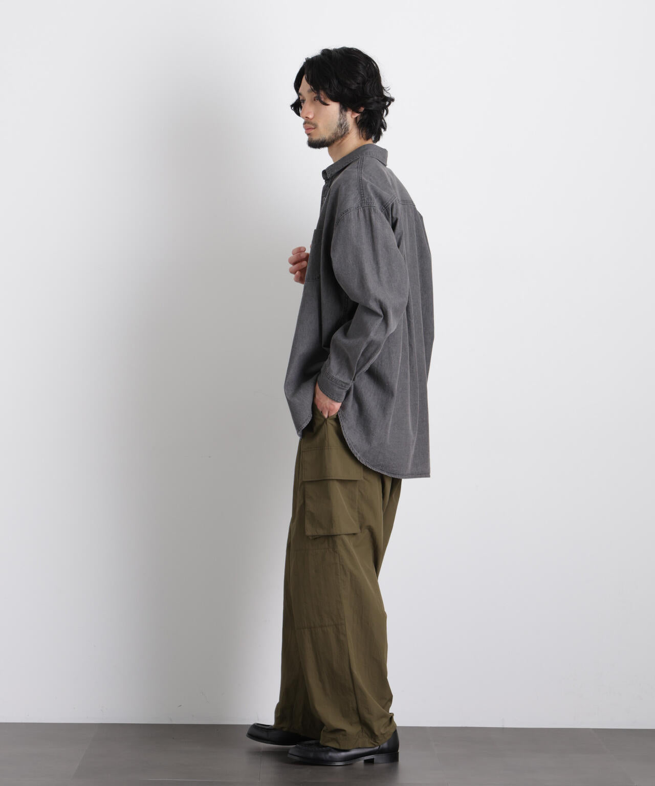 ナイロンリラックスカーゴパンツ 6726127209