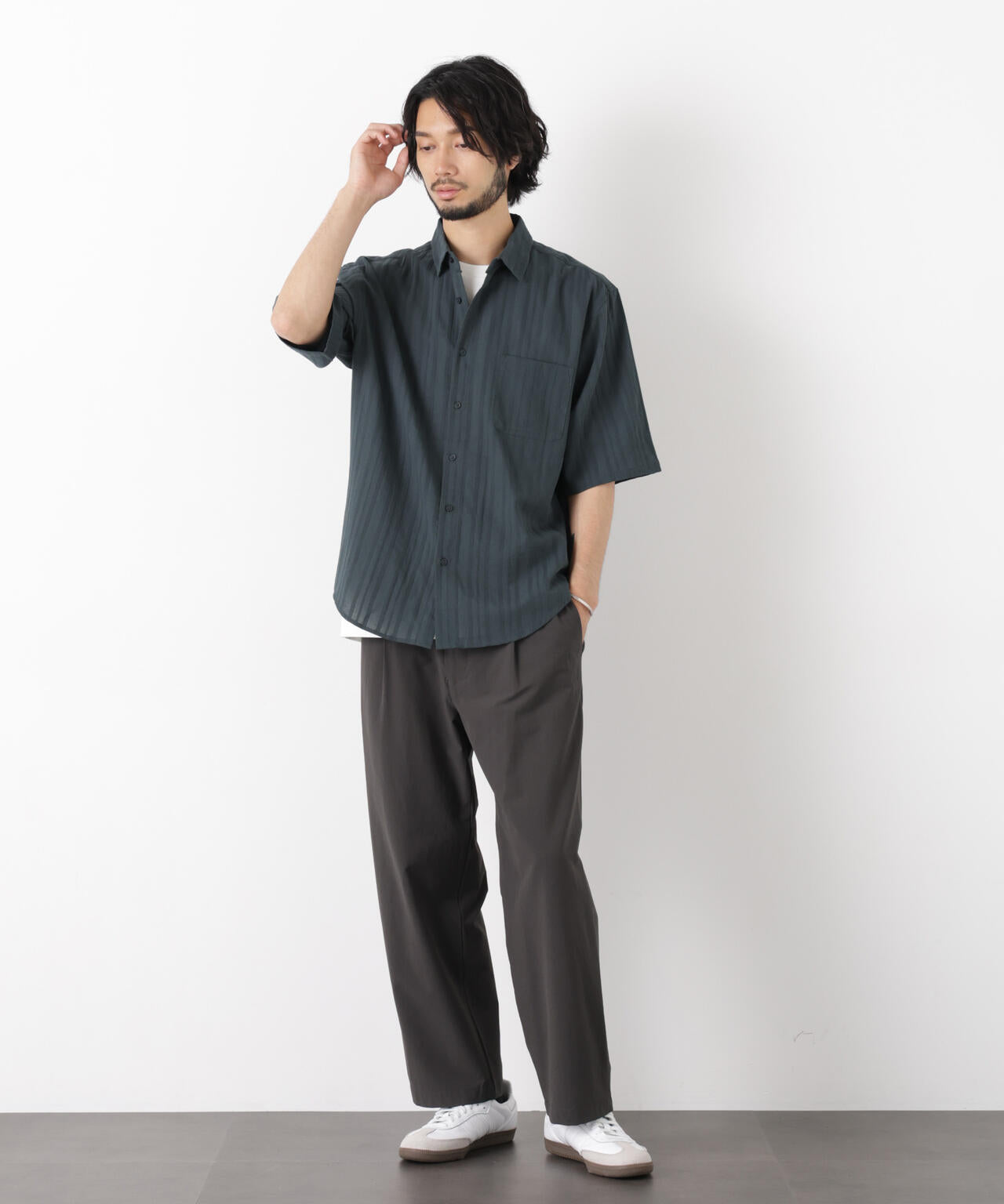 ストレッチワイドアンクルイージーパンツ 6726127216
