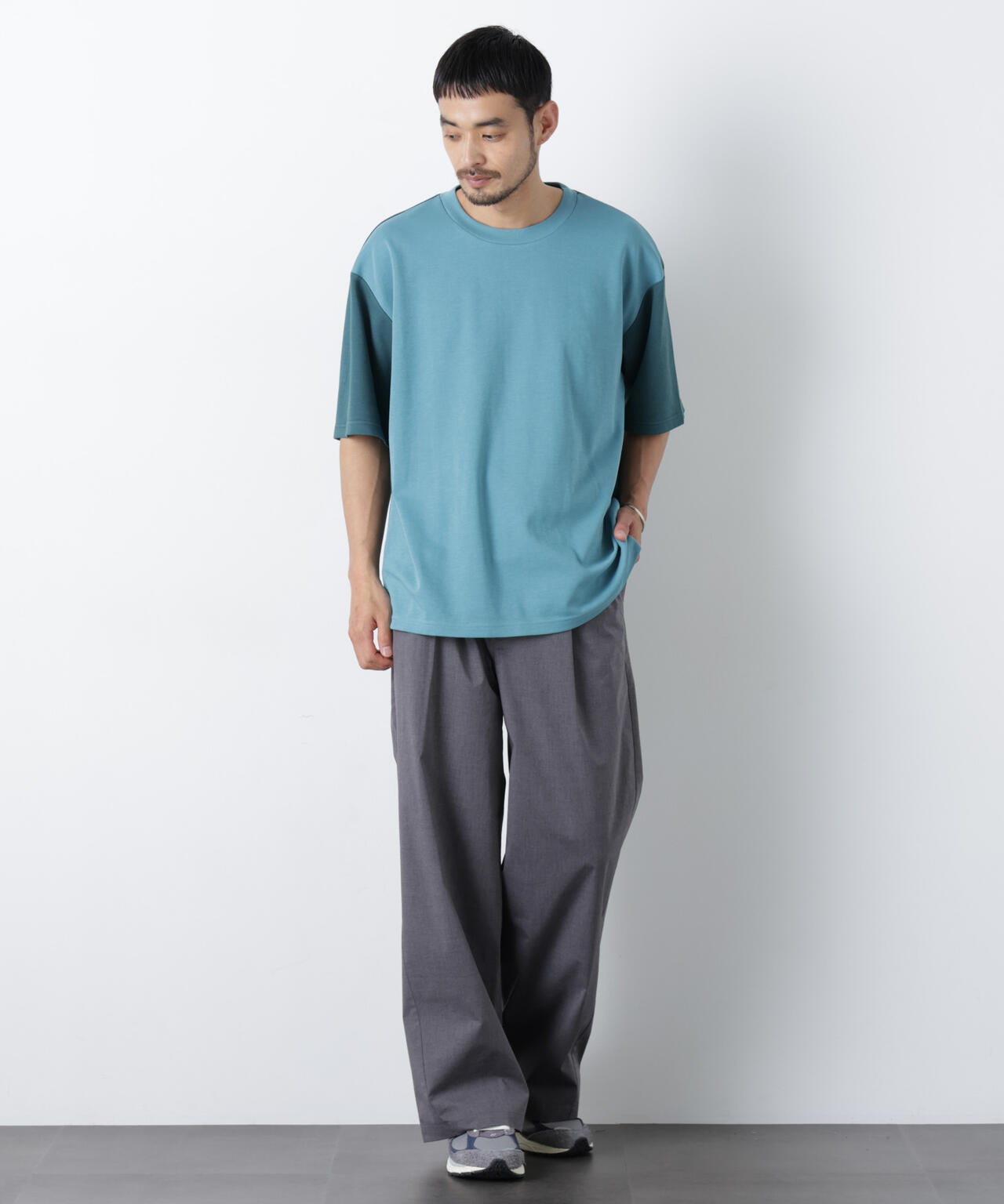 WEB限定/COOLMAX (R) バギーストレートスラックス 6726127222