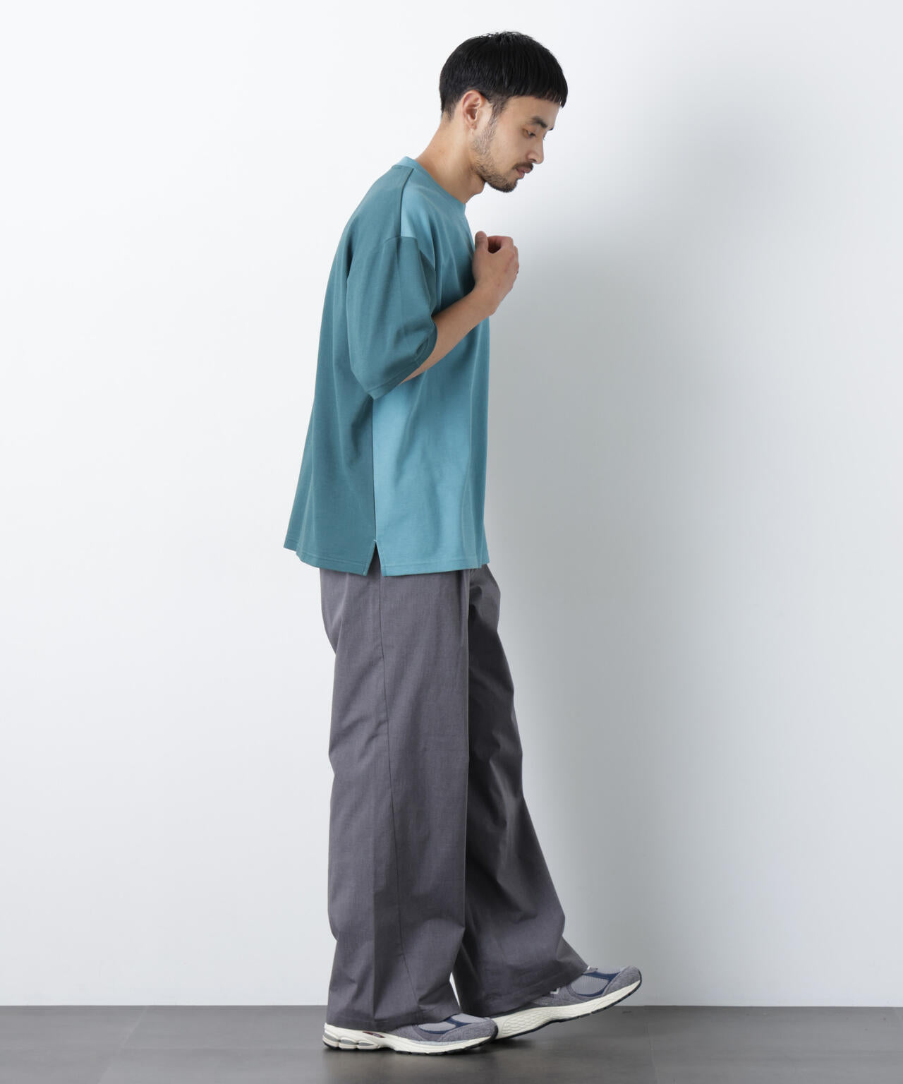WEB限定/COOLMAX (R) バギーストレートスラックス 6726127222