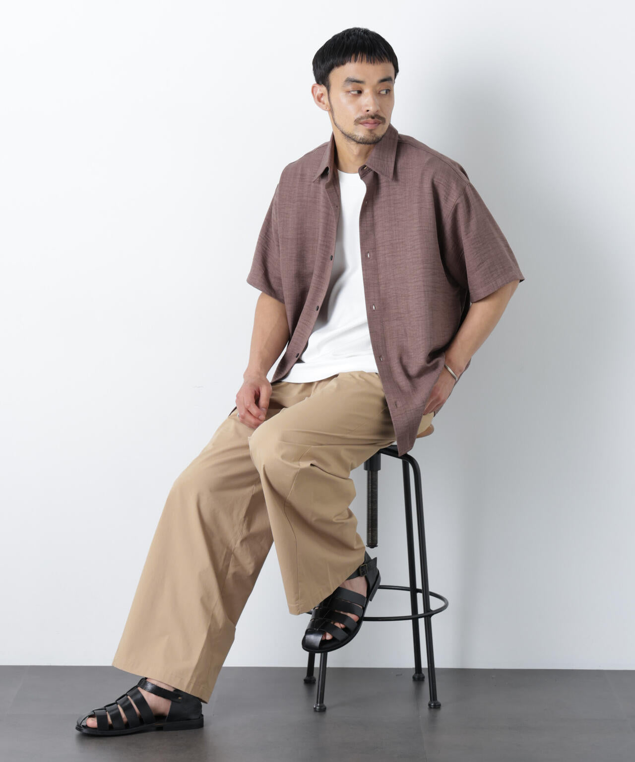 WEB限定/COOLMAX (R) バギーストレートスラックス 6726127222