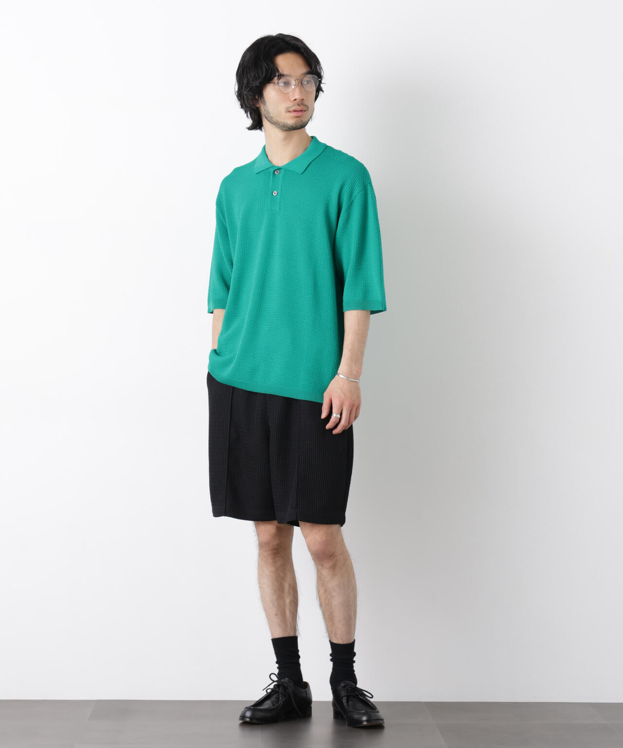 ジャガードニットソーショートパンツ(セットアップ可) 6726128204