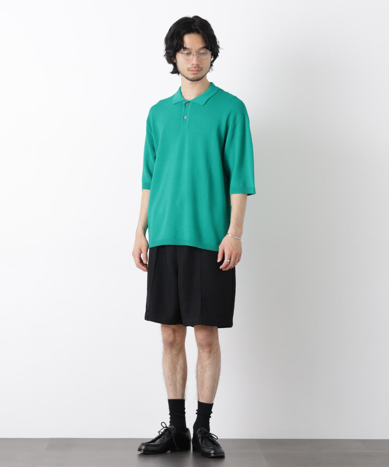 ジャガードニットソーショートパンツ(セットアップ可) 6726128204