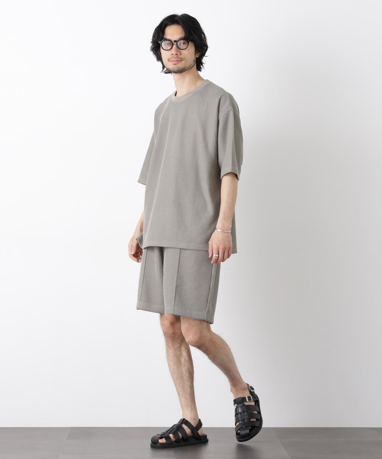 ジャガードニットソーショートパンツ(セットアップ可) 6726128204