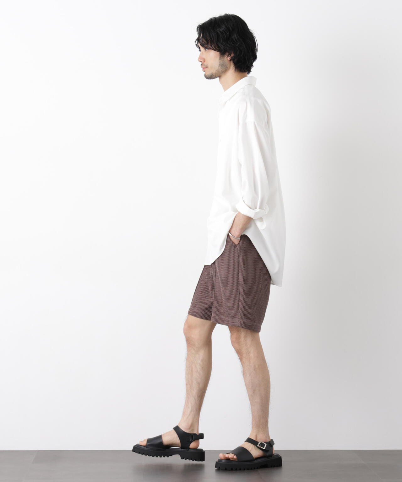 ジャガードニットソーショートパンツ(セットアップ可) 6726128204