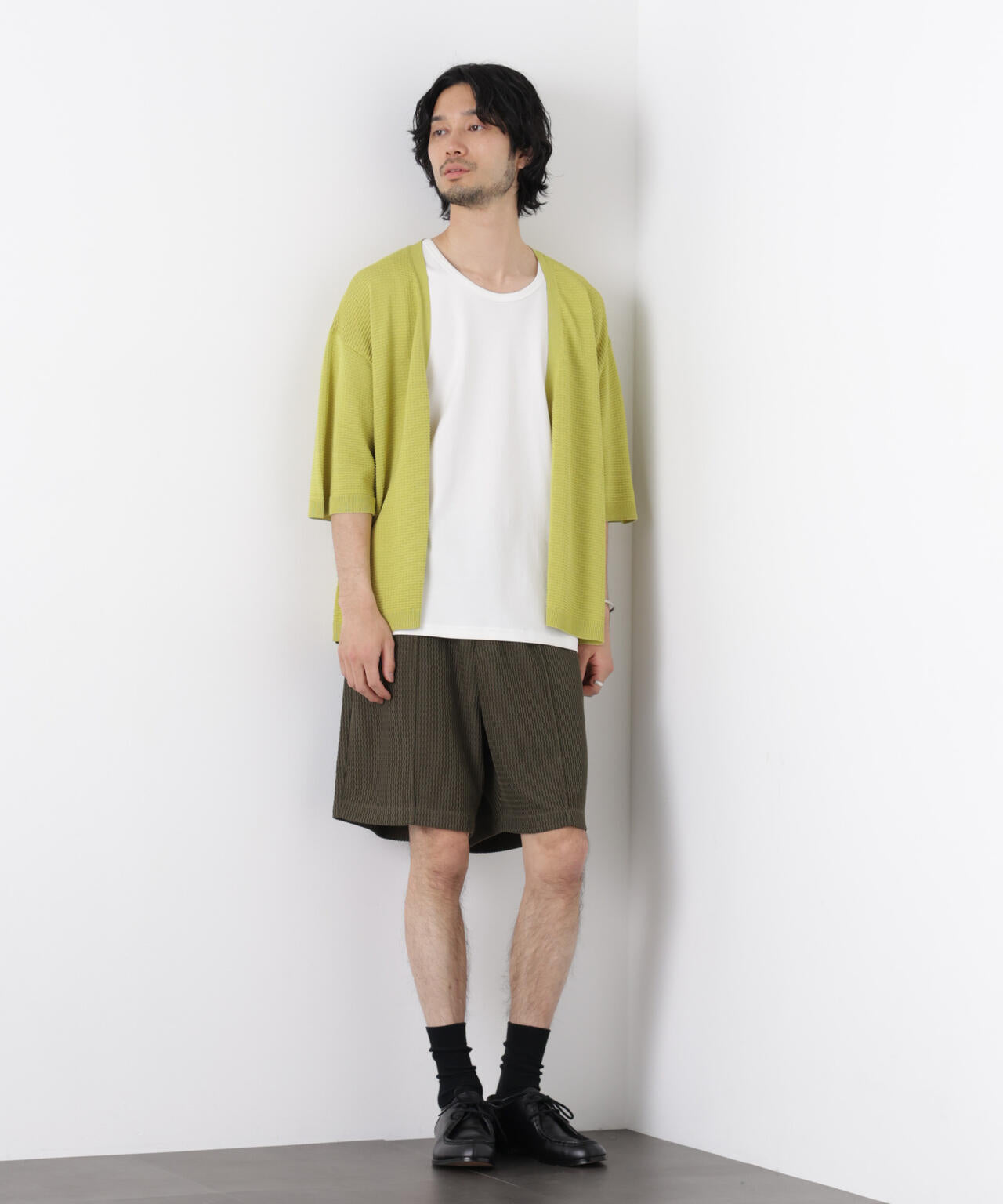 ジャガードニットソーショートパンツ(セットアップ可) 6726128204