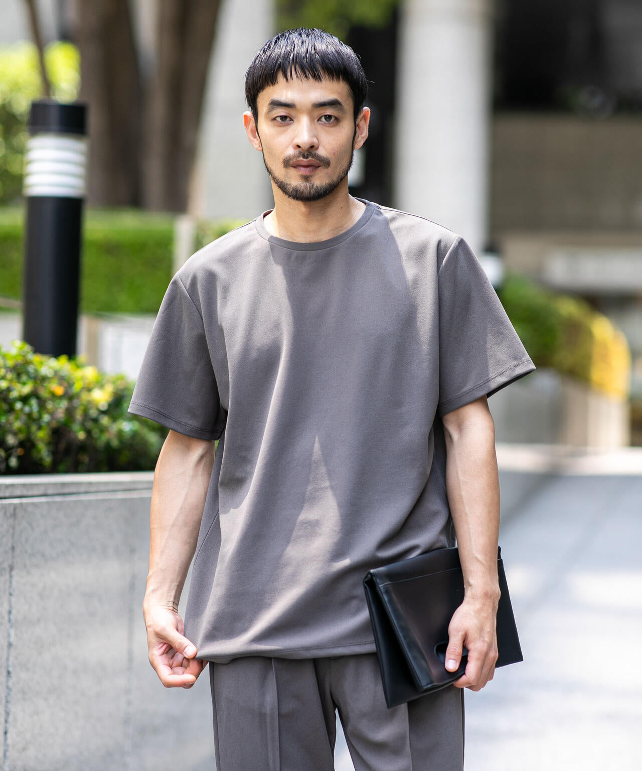 WEB限定/シンセティックレザー2WAYクラッチバッグ 6726132202