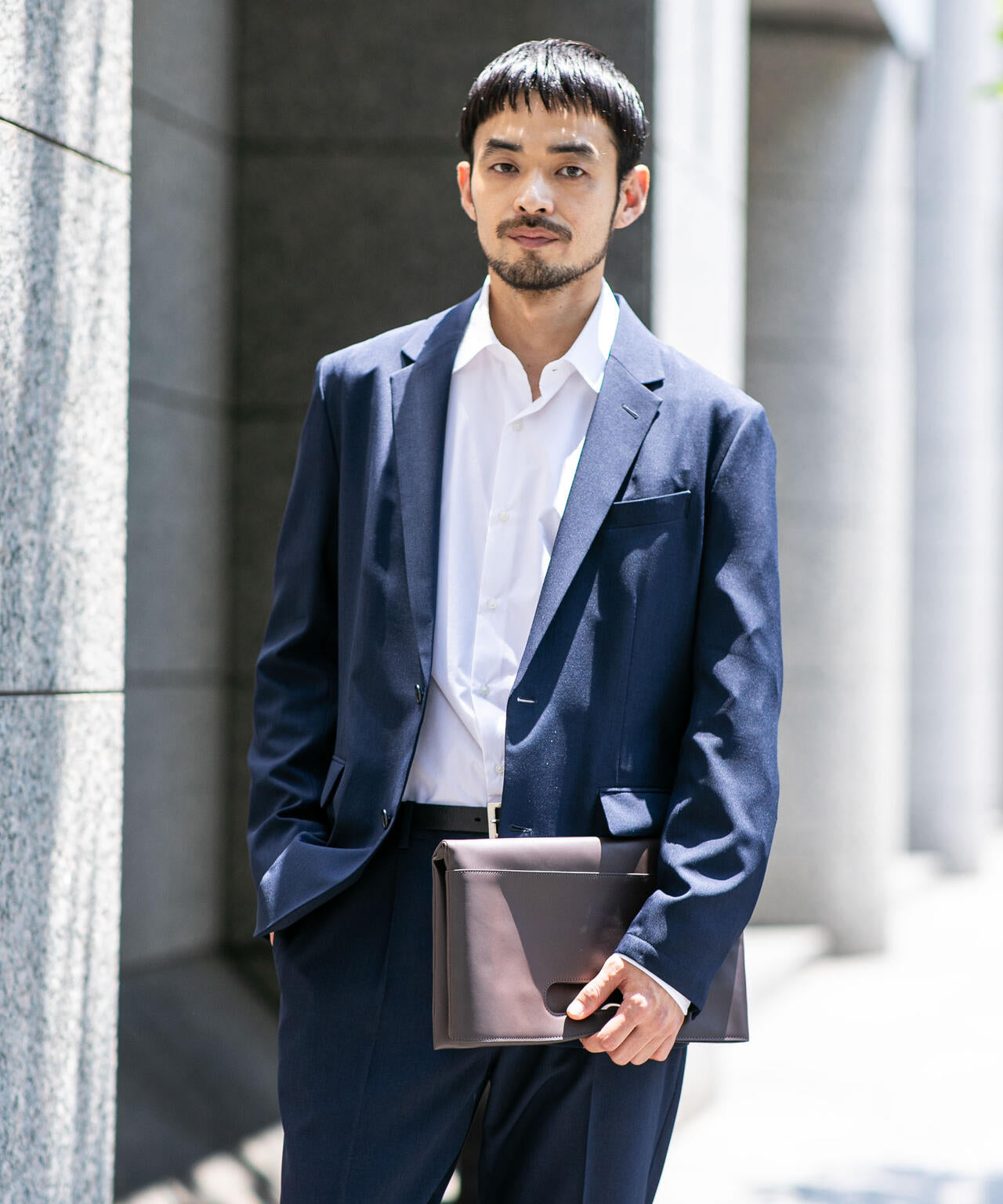 WEB限定/シンセティックレザー2WAYクラッチバッグ 6726132202