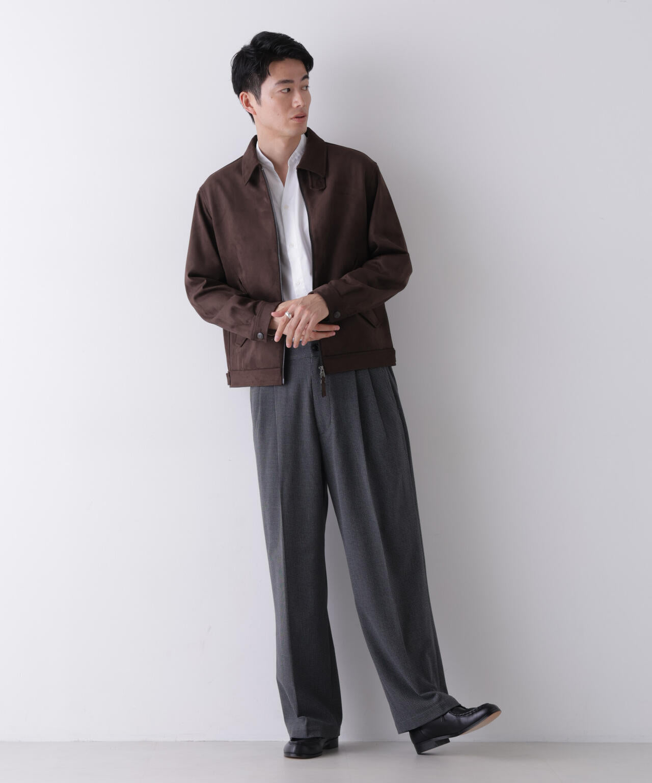 フェイクスエードブルゾン 6726212203