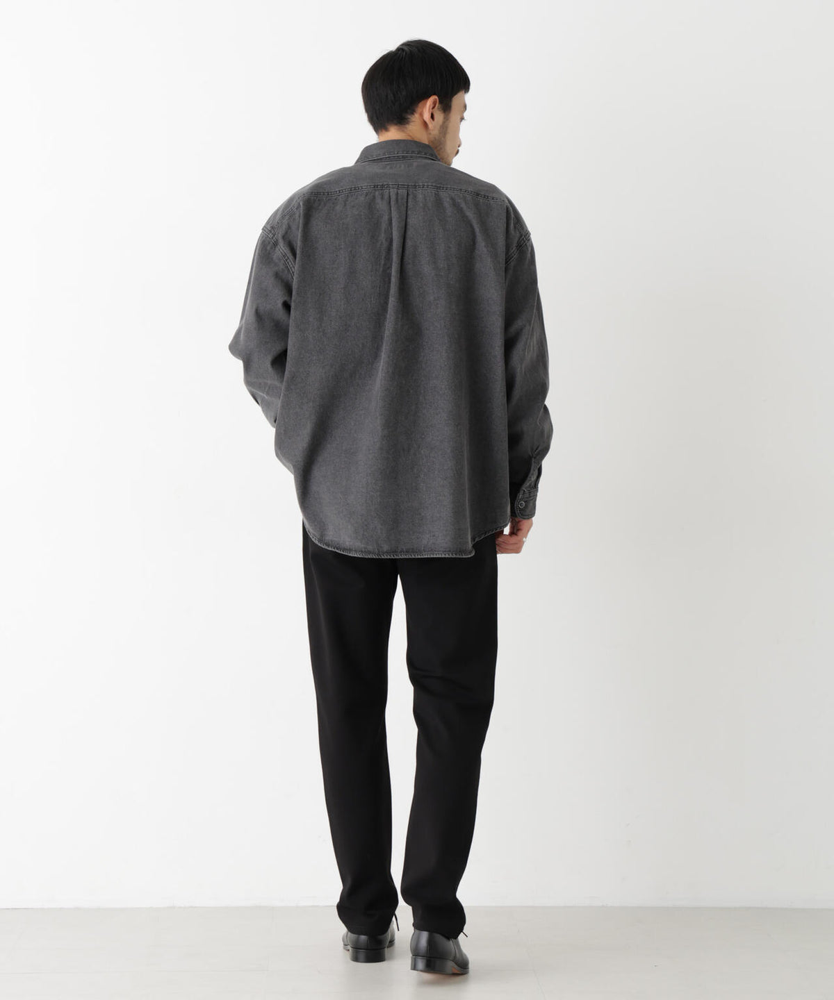 8.5oz ドレープデニムシャツ 長袖 6726220208