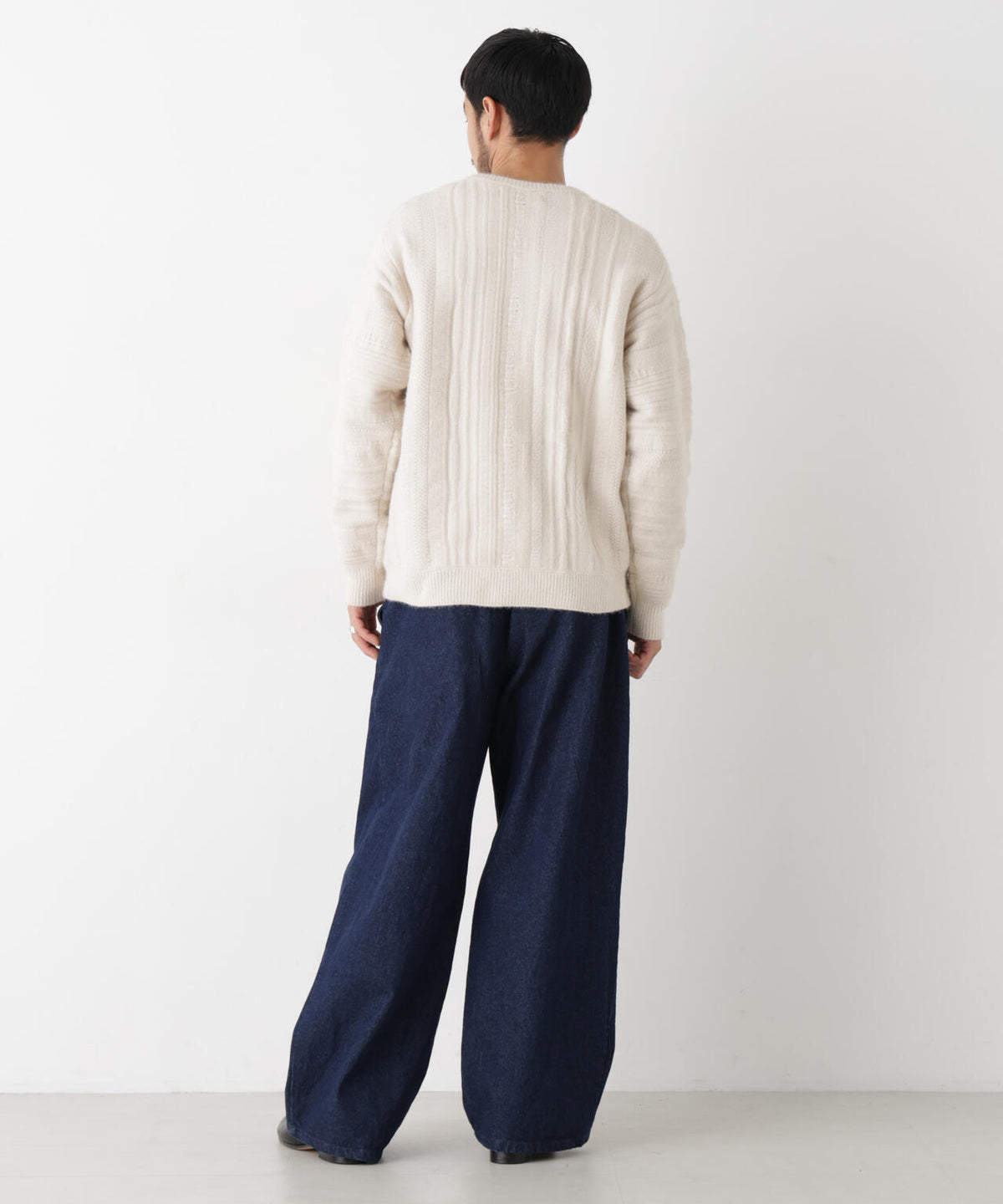立体ジャガードニット 長袖 6726222220