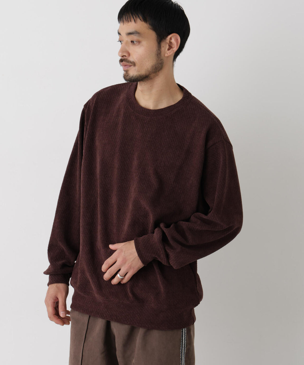 NORMANBROS モールカットプルオーバー 長袖 6726223001