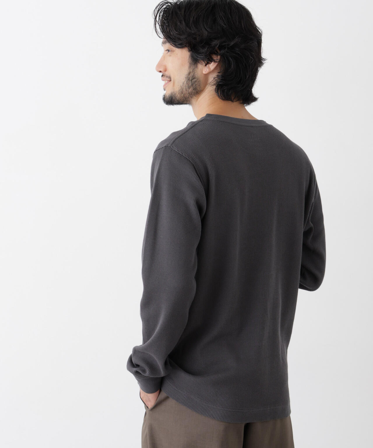 アンチスメルワッフル Tシャツ 長袖 6726223207