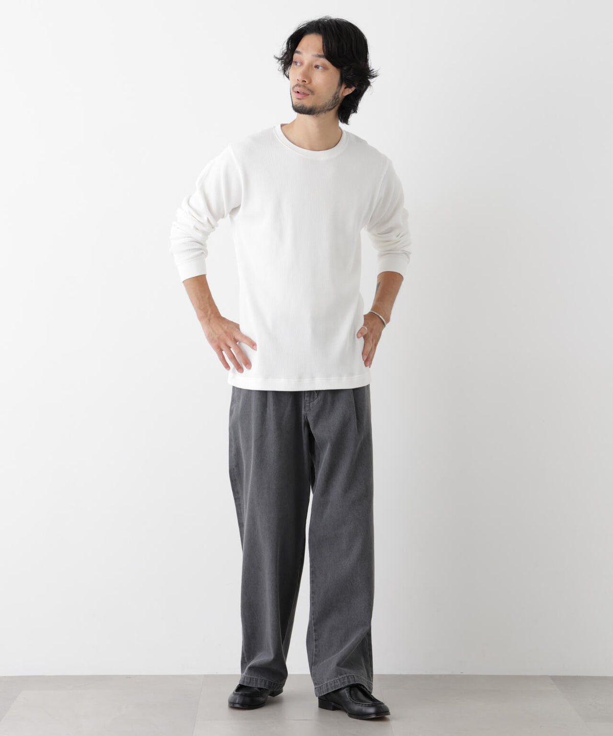 アンチスメルワッフル Tシャツ 長袖 6726223207