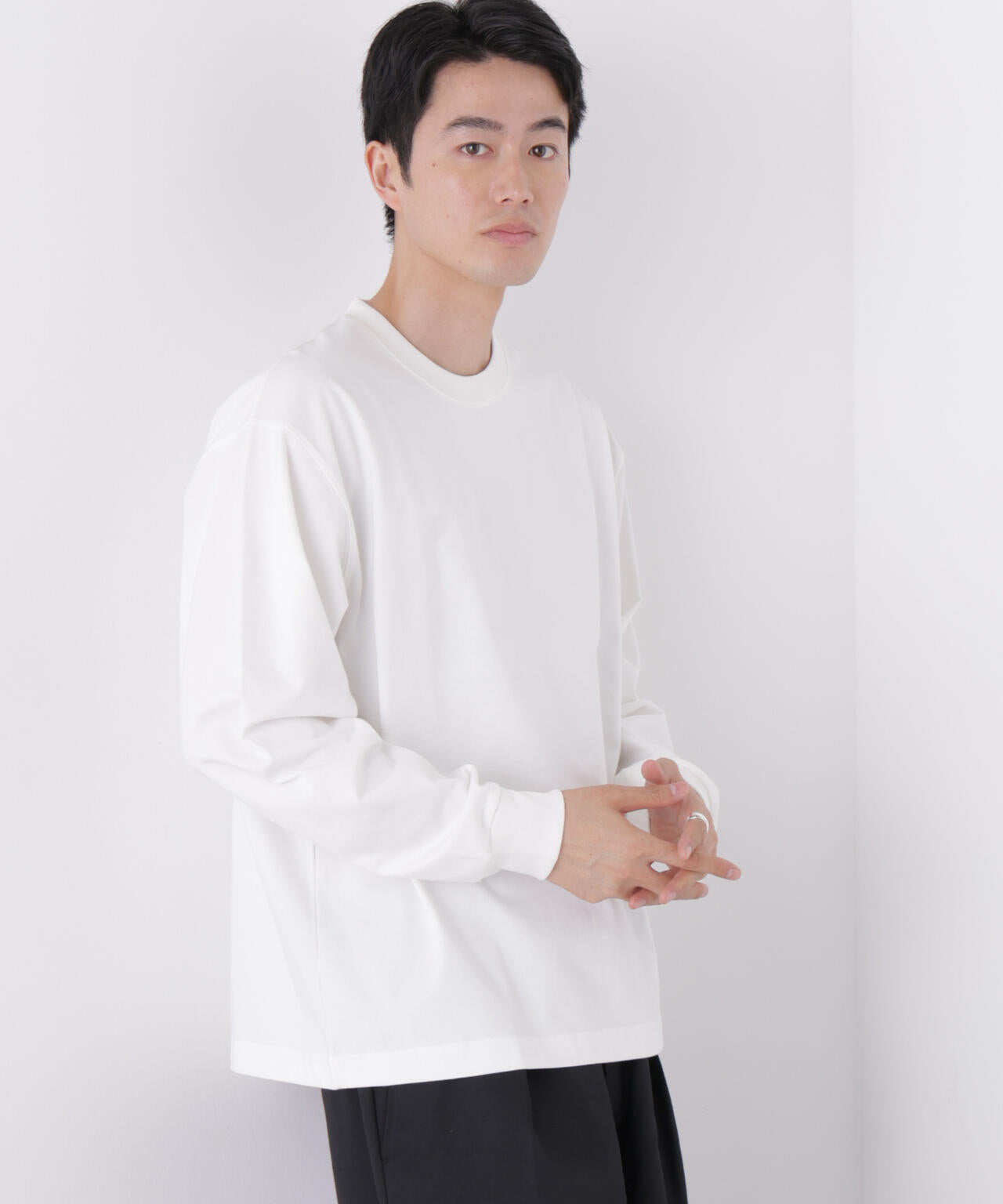 8ozビッグシルエットTシャツ 長袖 6726223208