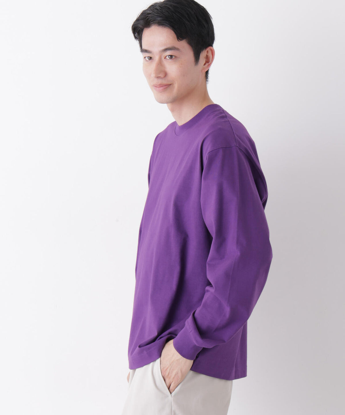 8ozビッグシルエットTシャツ 長袖 6726223208