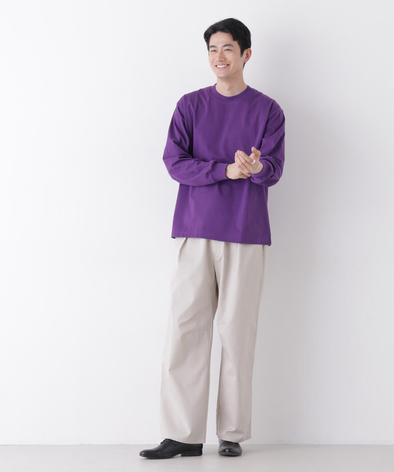 8ozビッグシルエットTシャツ 長袖 6726223208