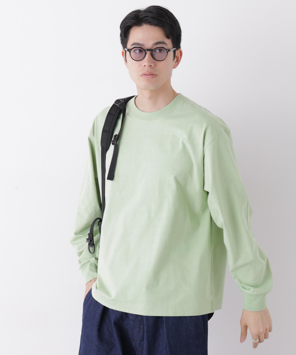 8ozビッグシルエットTシャツ 長袖 6726223208