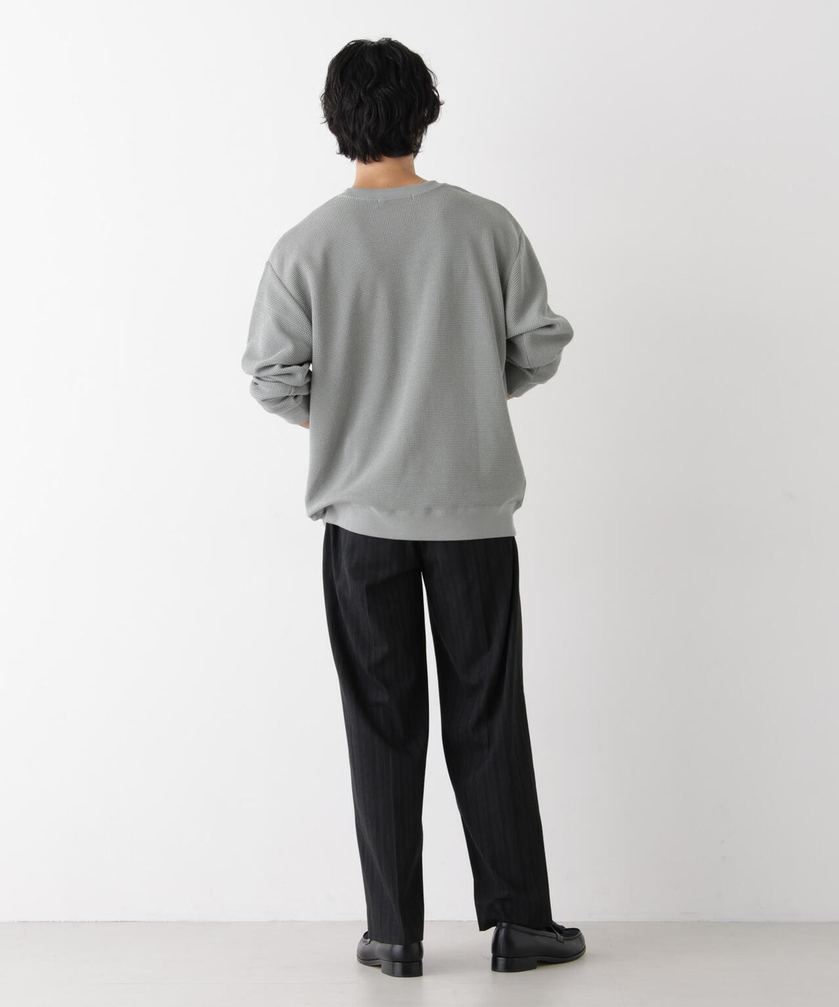 テックワッフルワイドプルオーバー 長袖 6726223209