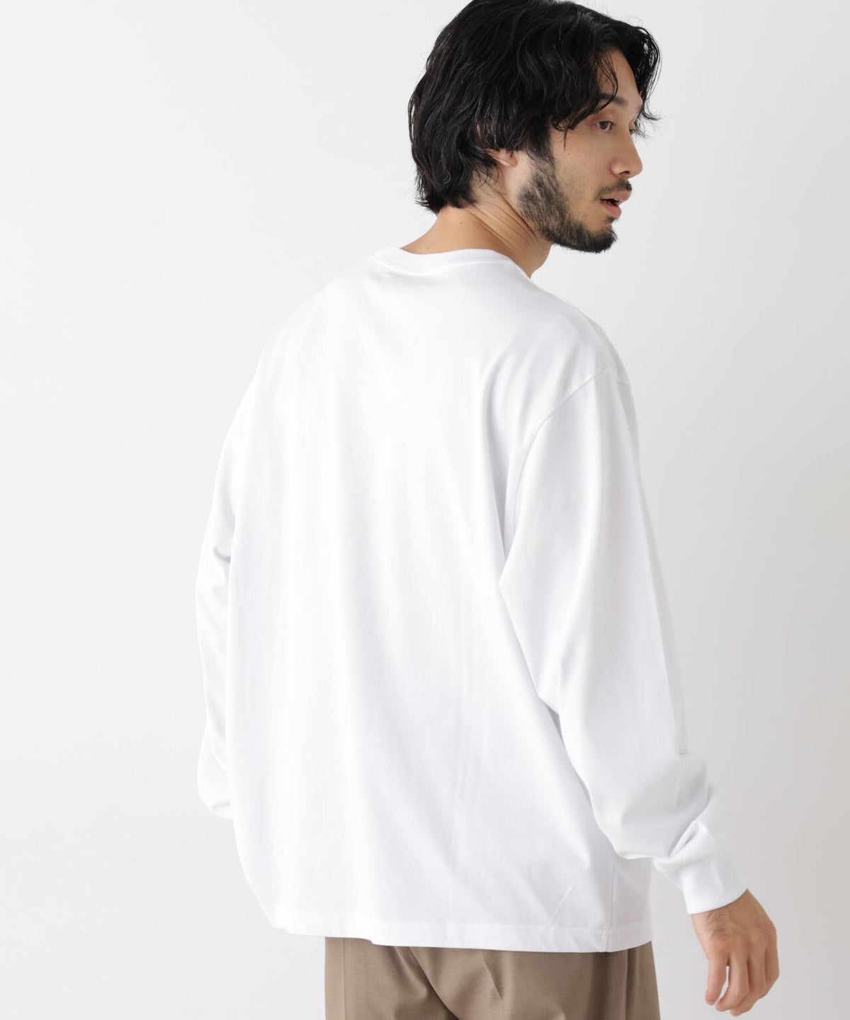 ナノベアビッグTシャツ 長袖 6726223211