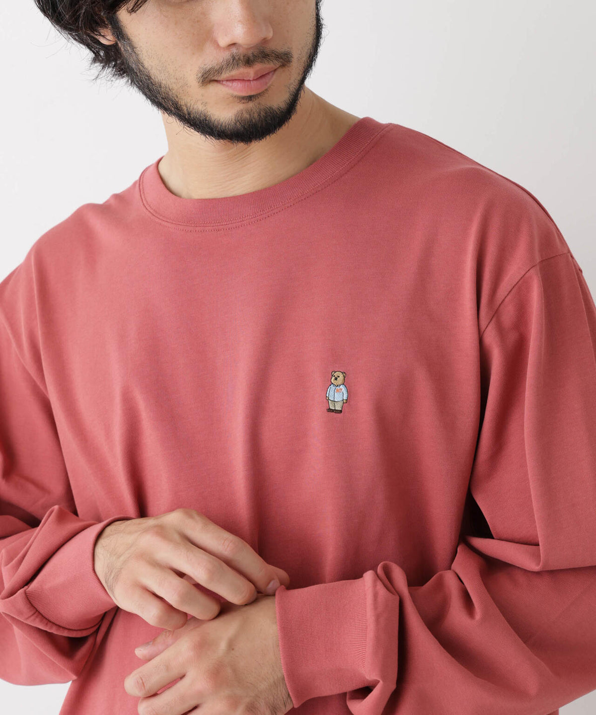 ナノベアビッグTシャツ 長袖 6726223211