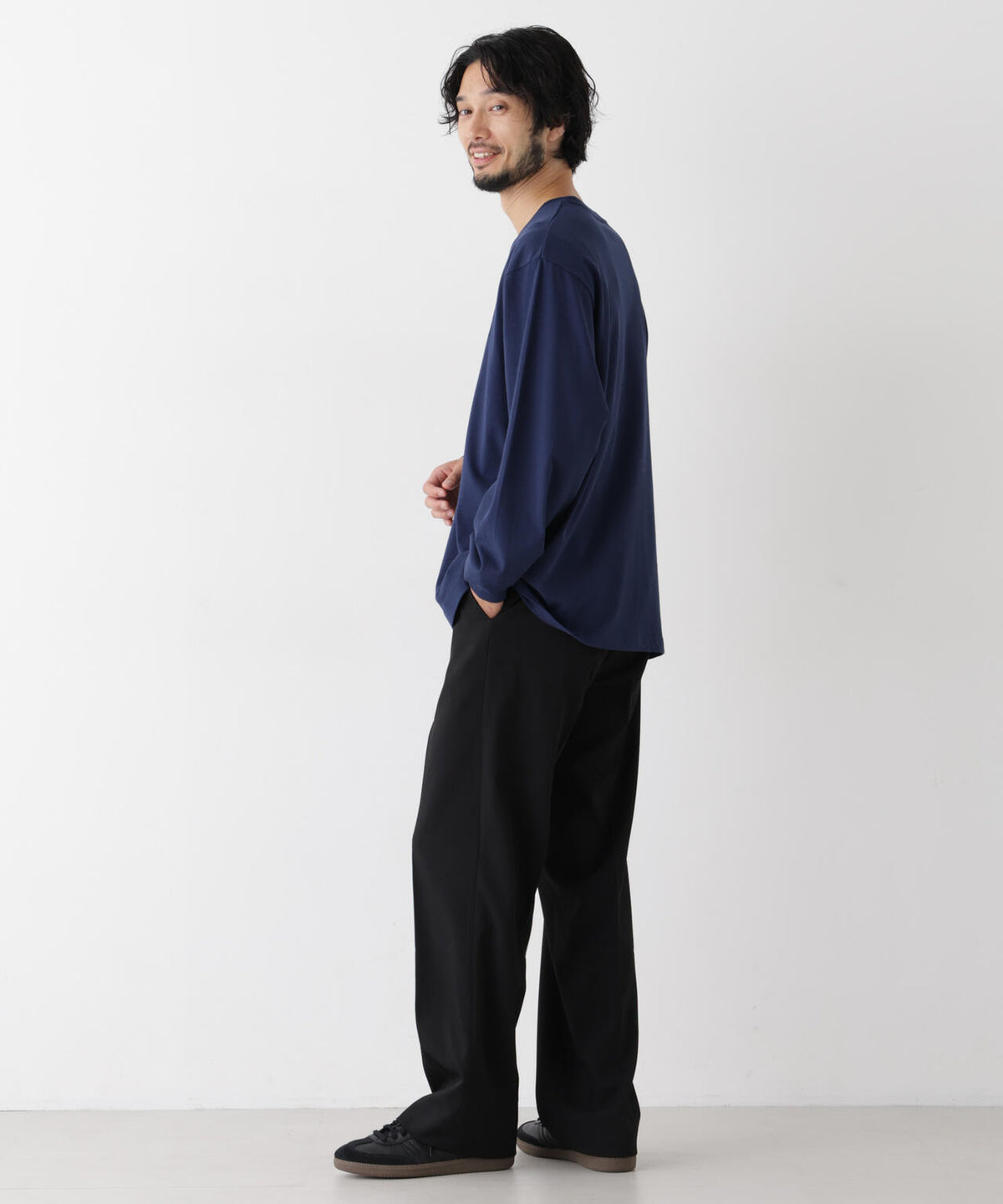 ナノベアビッグTシャツ 長袖 6726223211
