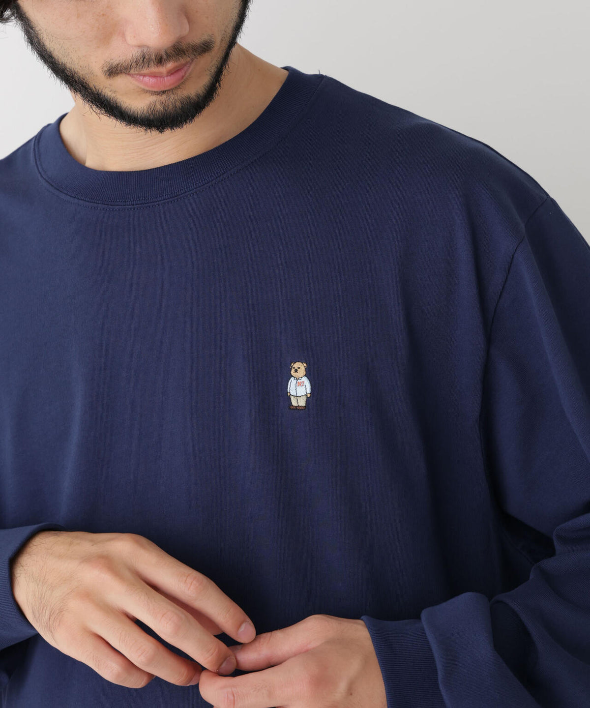 ナノベアビッグTシャツ 長袖 6726223211