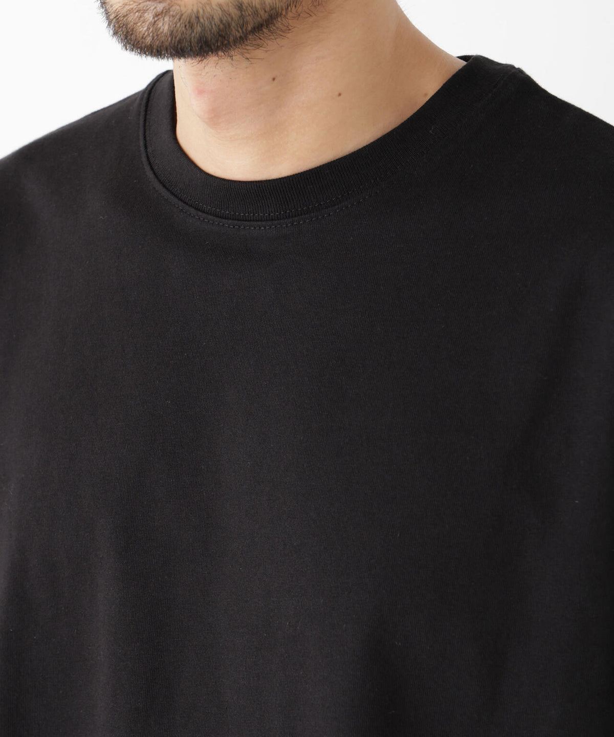 WEB限定/度詰めプレーティングクロップドTシャツ長袖 6726223213