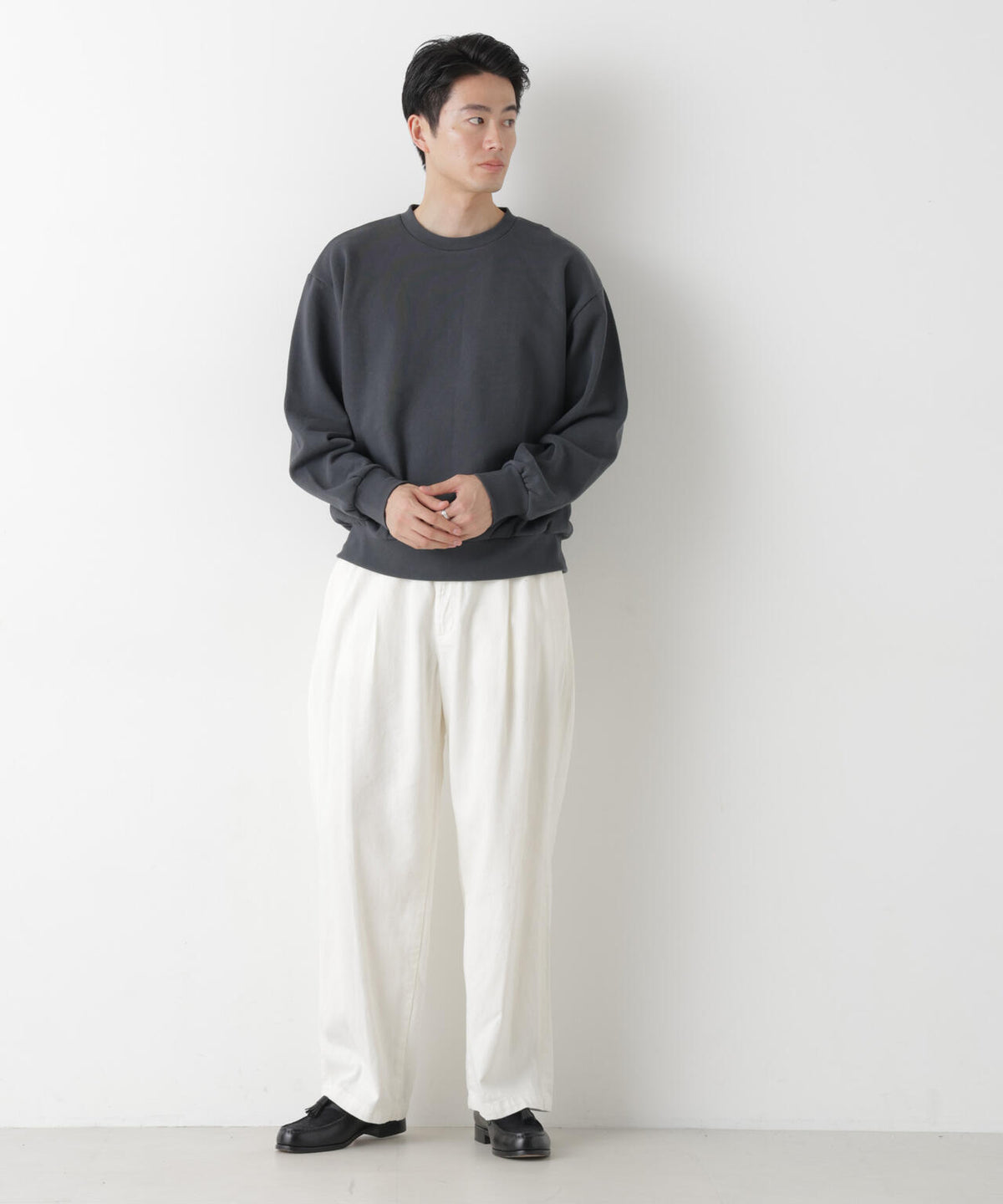WEB限定/ワイドフィットスウェットプルオーバー 6726223216