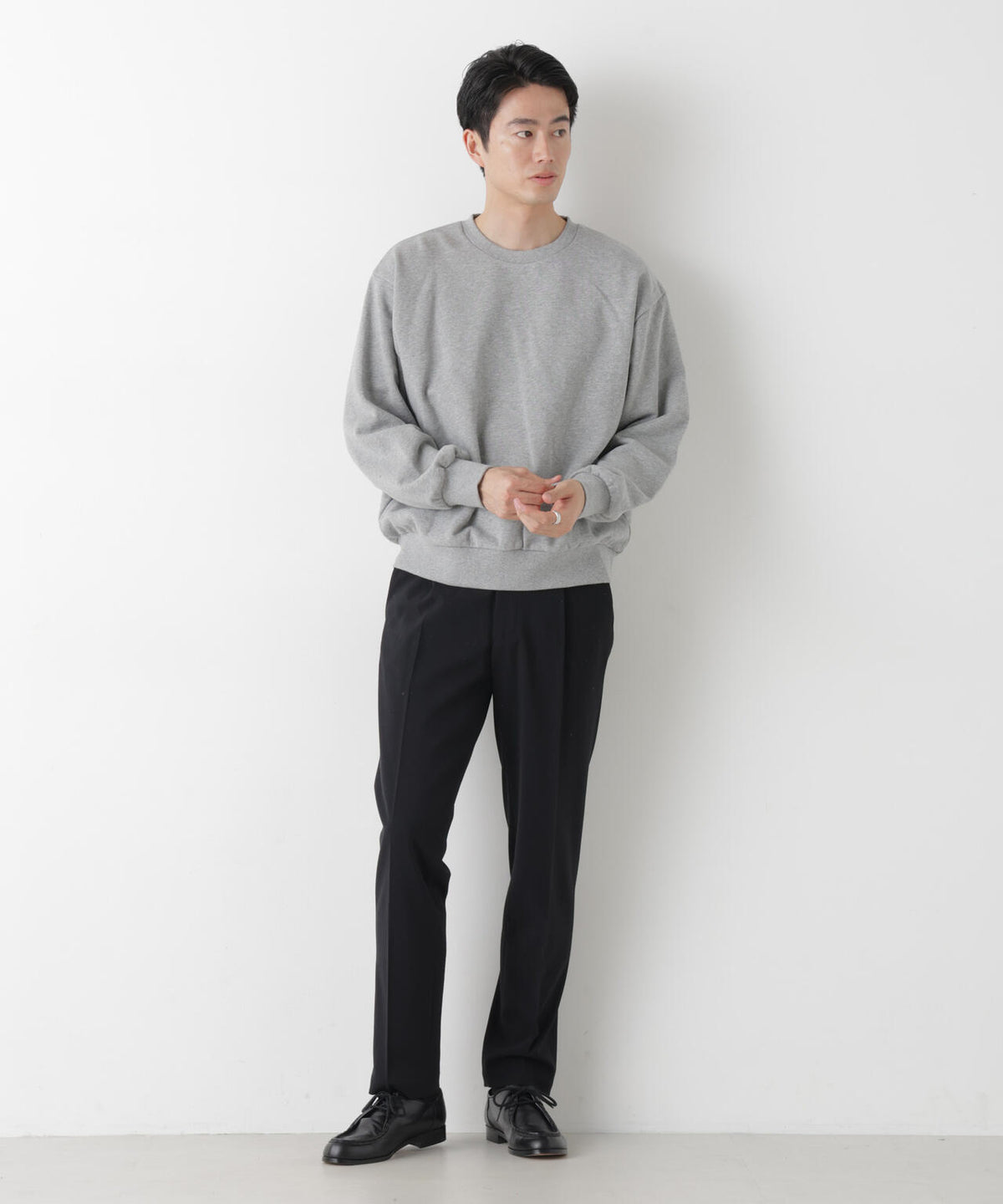 WEB限定/ワイドフィットスウェットプルオーバー 6726223216