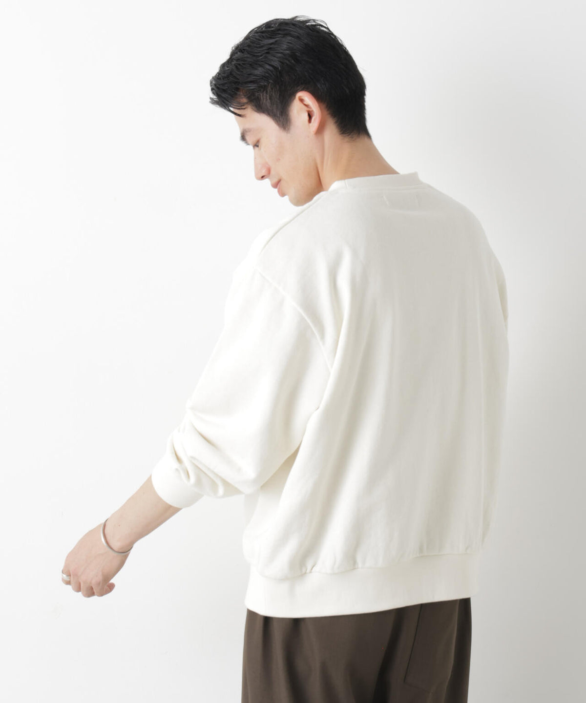 WEB限定/ワイドフィットスウェットプルオーバー 6726223216