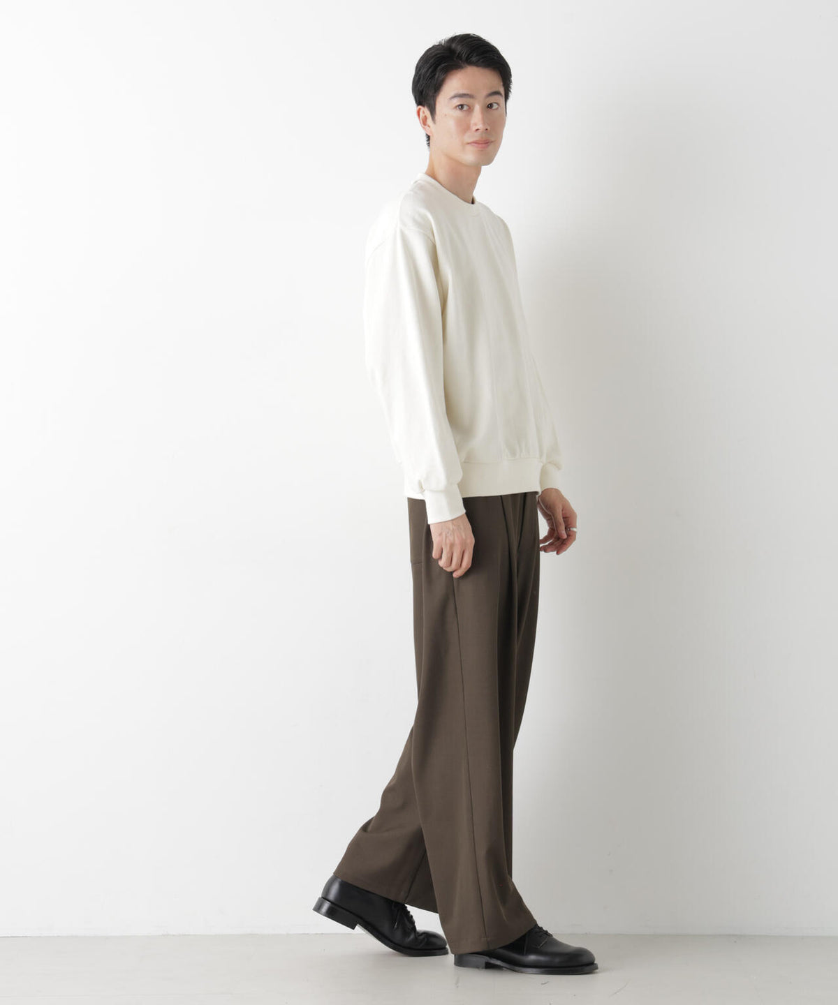 WEB限定/ワイドフィットスウェットプルオーバー 6726223216