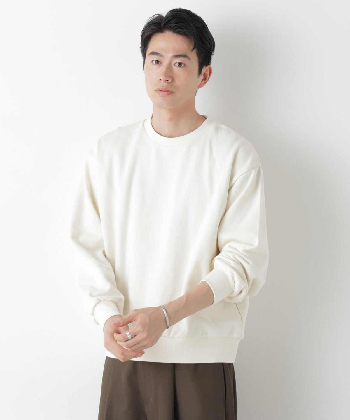 WEB限定/ワイドフィットスウェットプルオーバー 6726223216