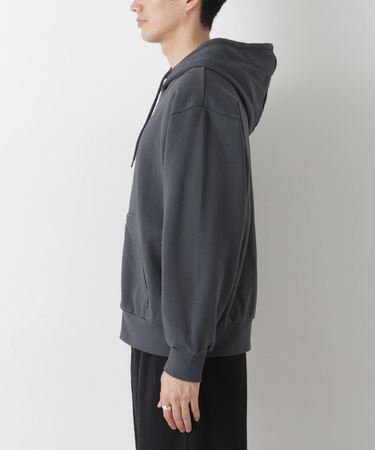 WEB限定/ワイドフィットスウェットZIPパーカー 6726223217