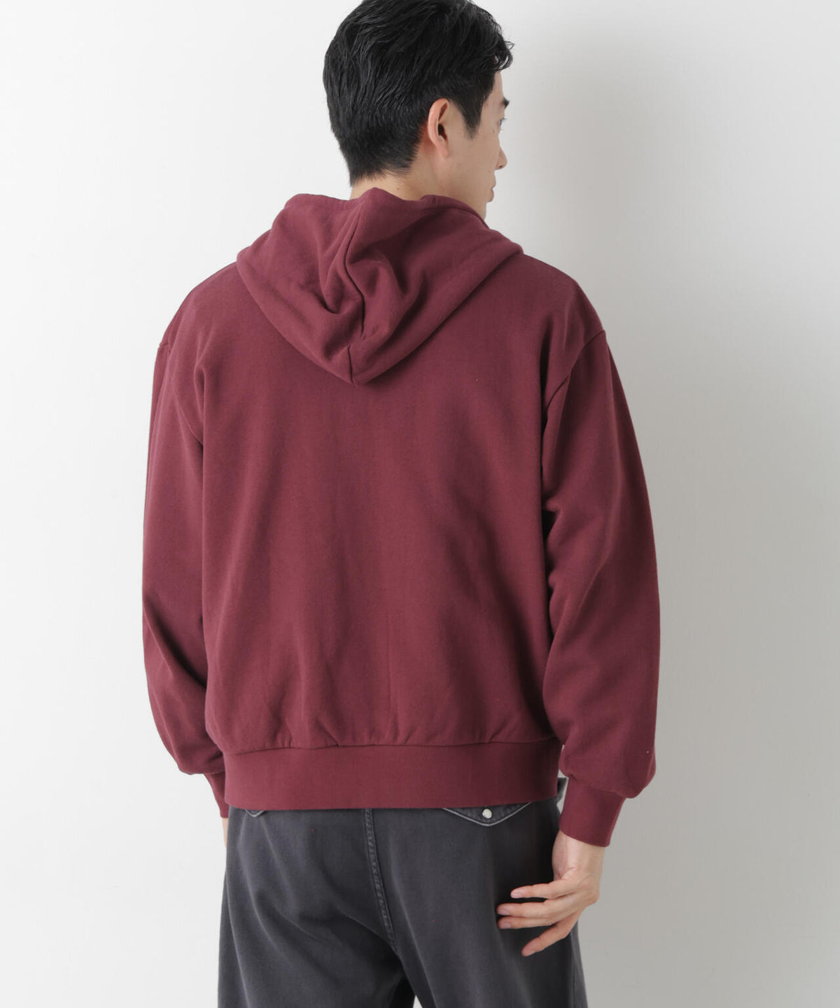WEB限定/ワイドフィットスウェットZIPパーカー 6726223217