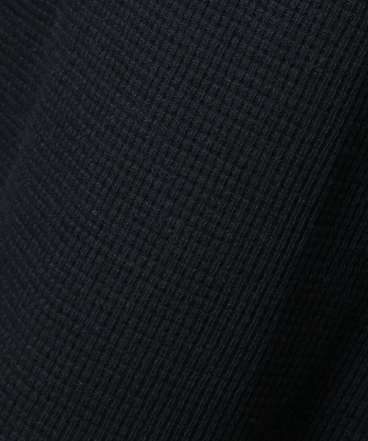 NORMANBROS/ショート丈ワッフルヘンリーネックTシャツ 半袖 6726224001