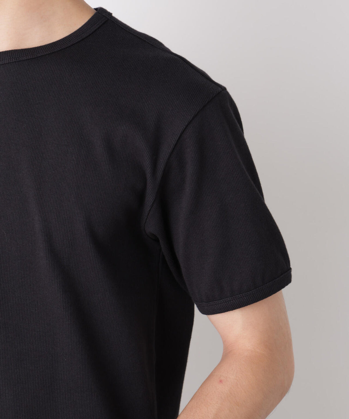 リブフライスTシャツ 半袖 6726224204