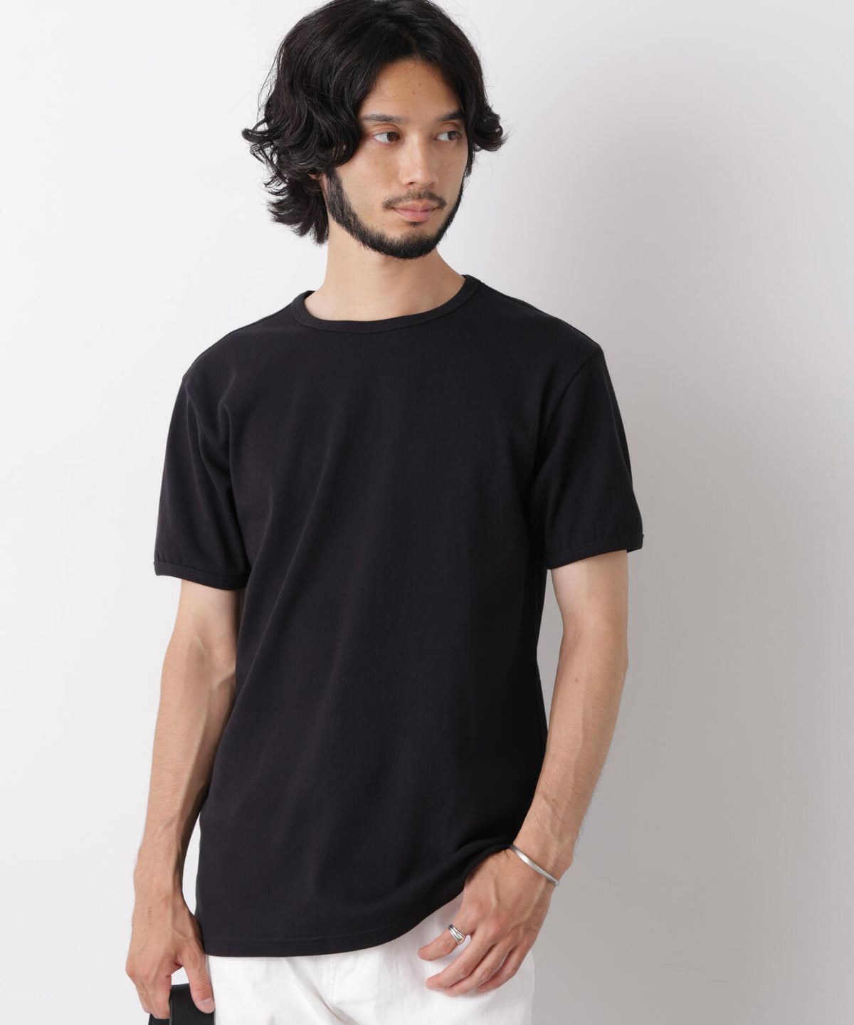 リブフライスTシャツ 半袖 6726224204
