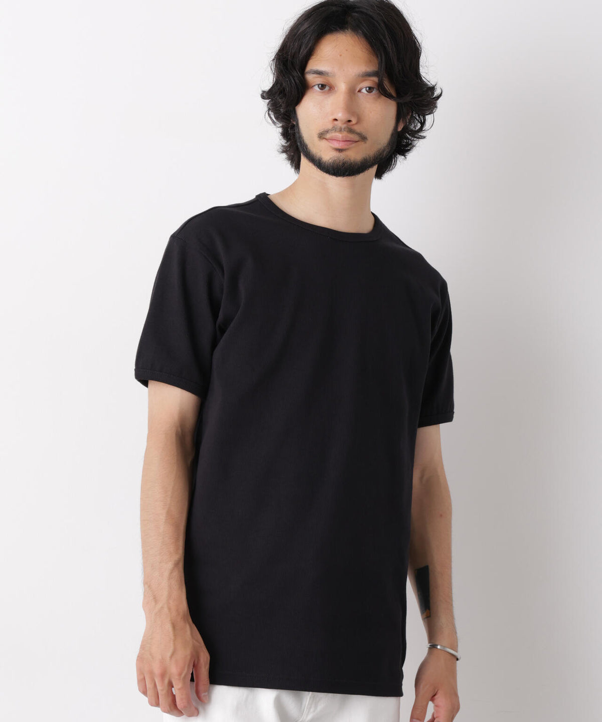 リブフライスTシャツ 半袖 6726224204