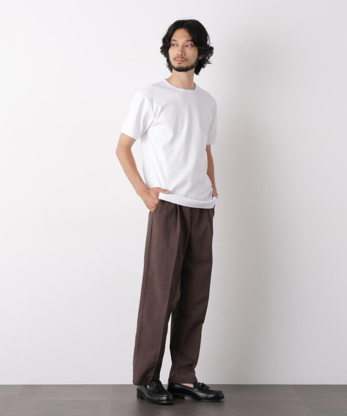 リブフライスTシャツ 半袖 6726224204
