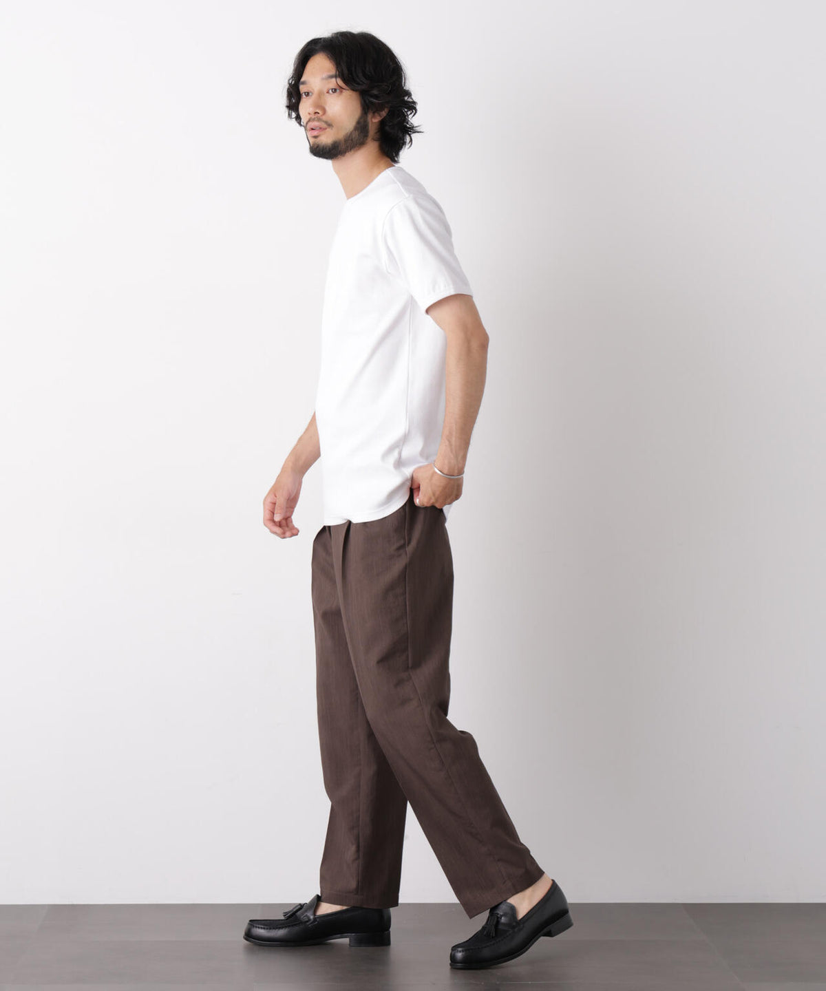 リブフライスTシャツ 半袖 6726224204