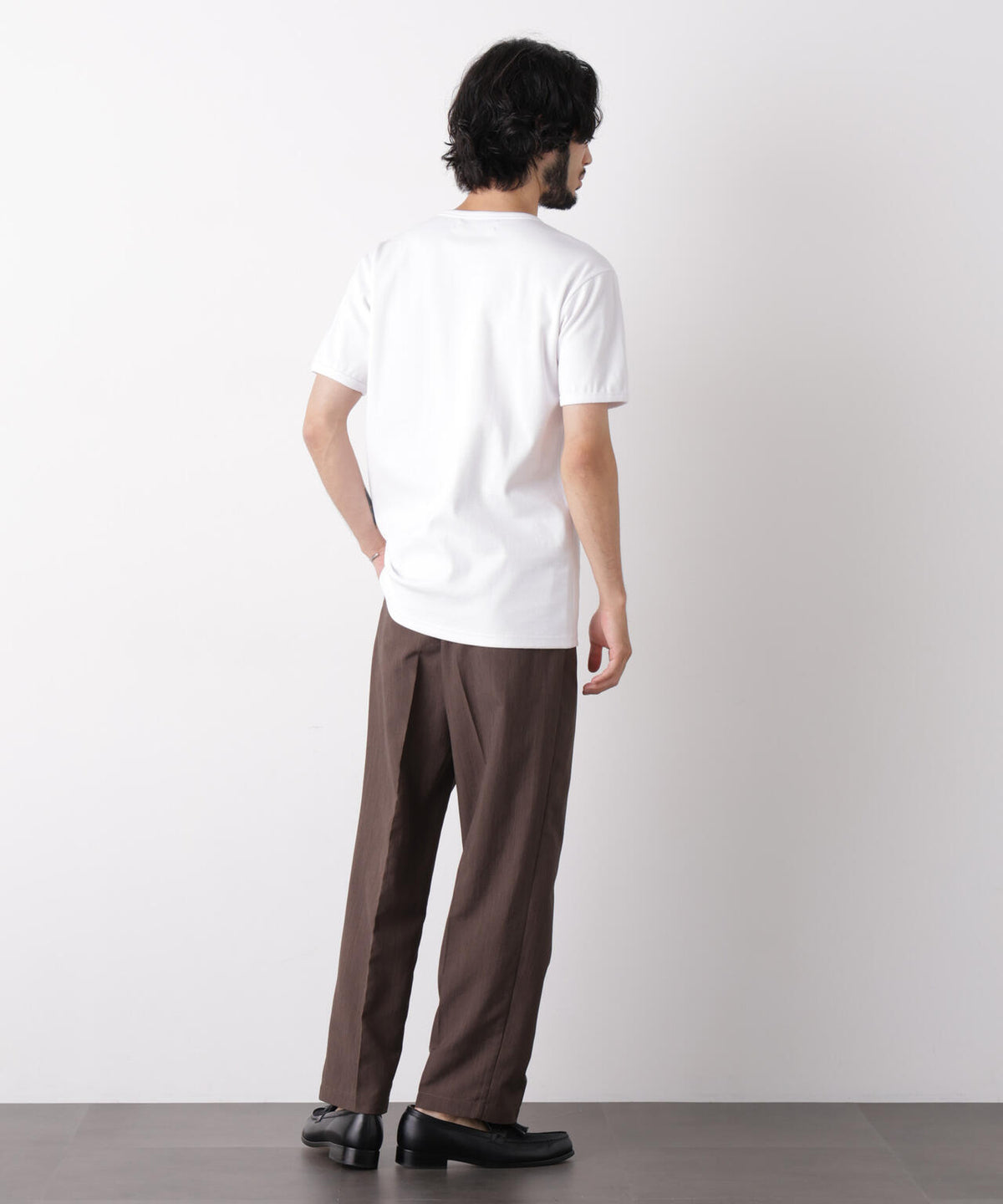 リブフライスTシャツ 半袖 6726224204