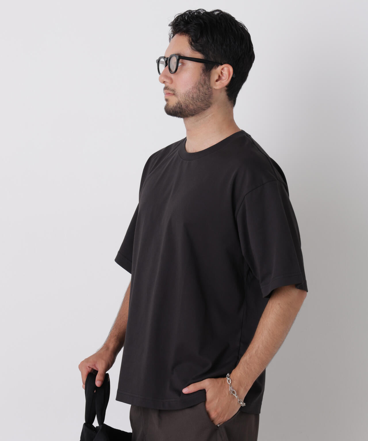 USAコットン×COOLMAX(R)ワイドTシャツ 半袖 6726224206
