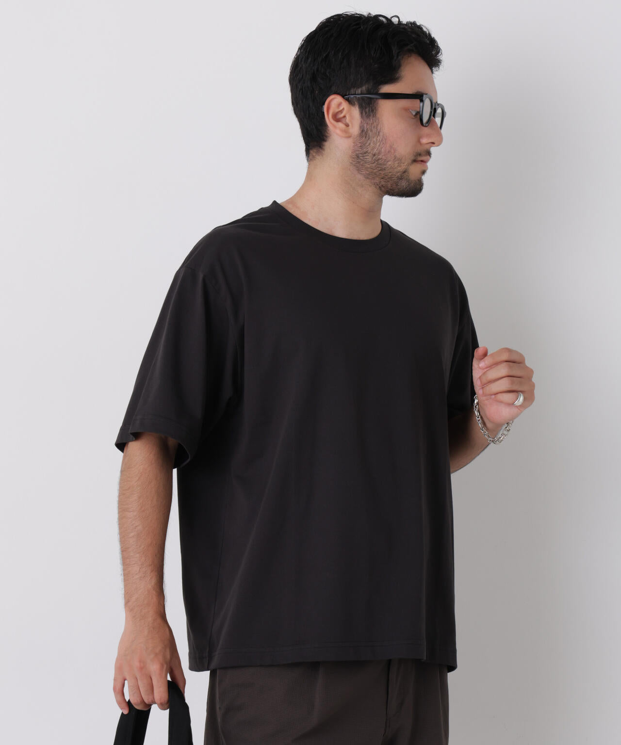 USAコットン×COOLMAX(R)ワイドTシャツ 半袖 6726224206