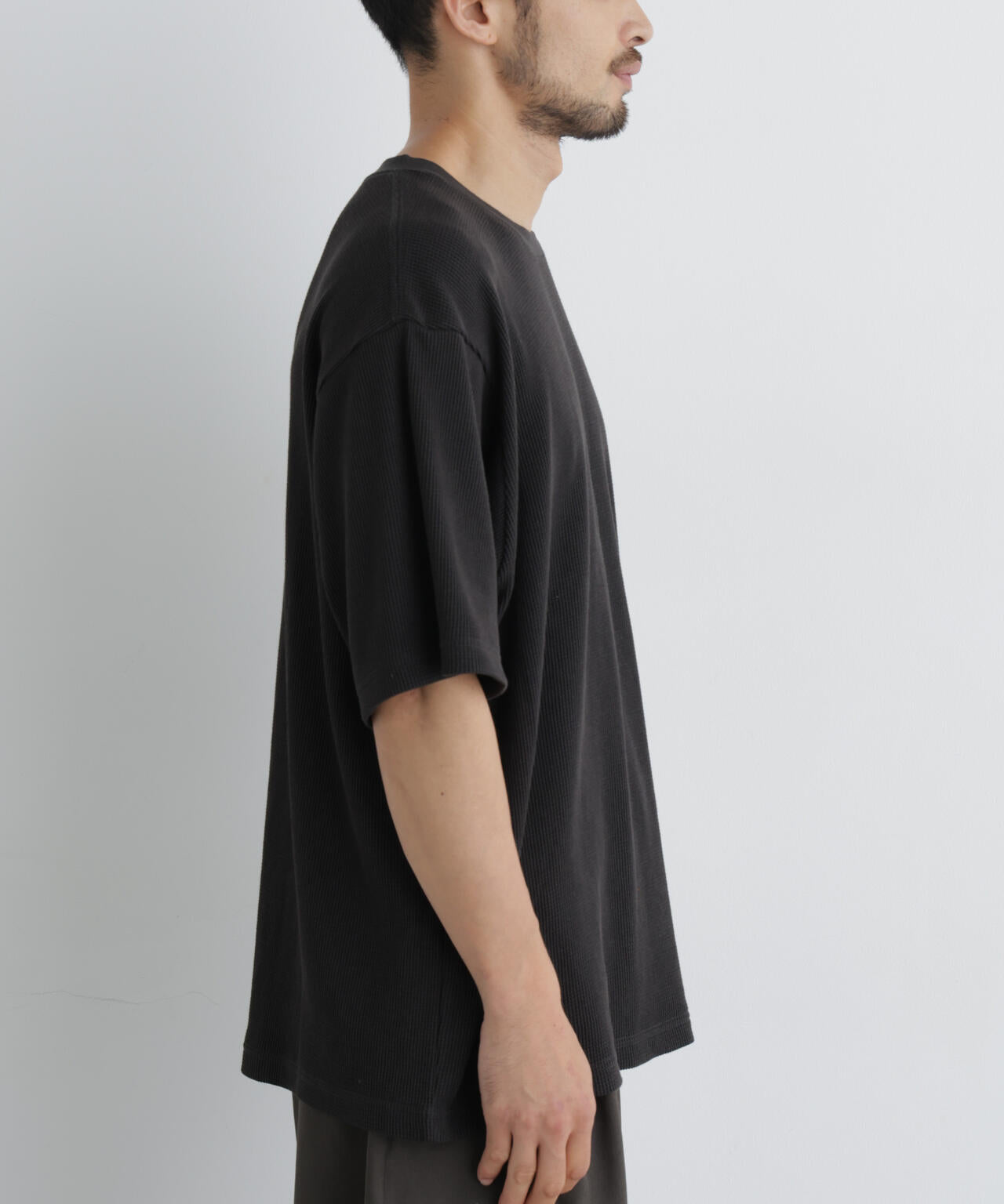 USAコットン×COOLMAX(R) ワッフルワイドTシャツ半袖 6726224207